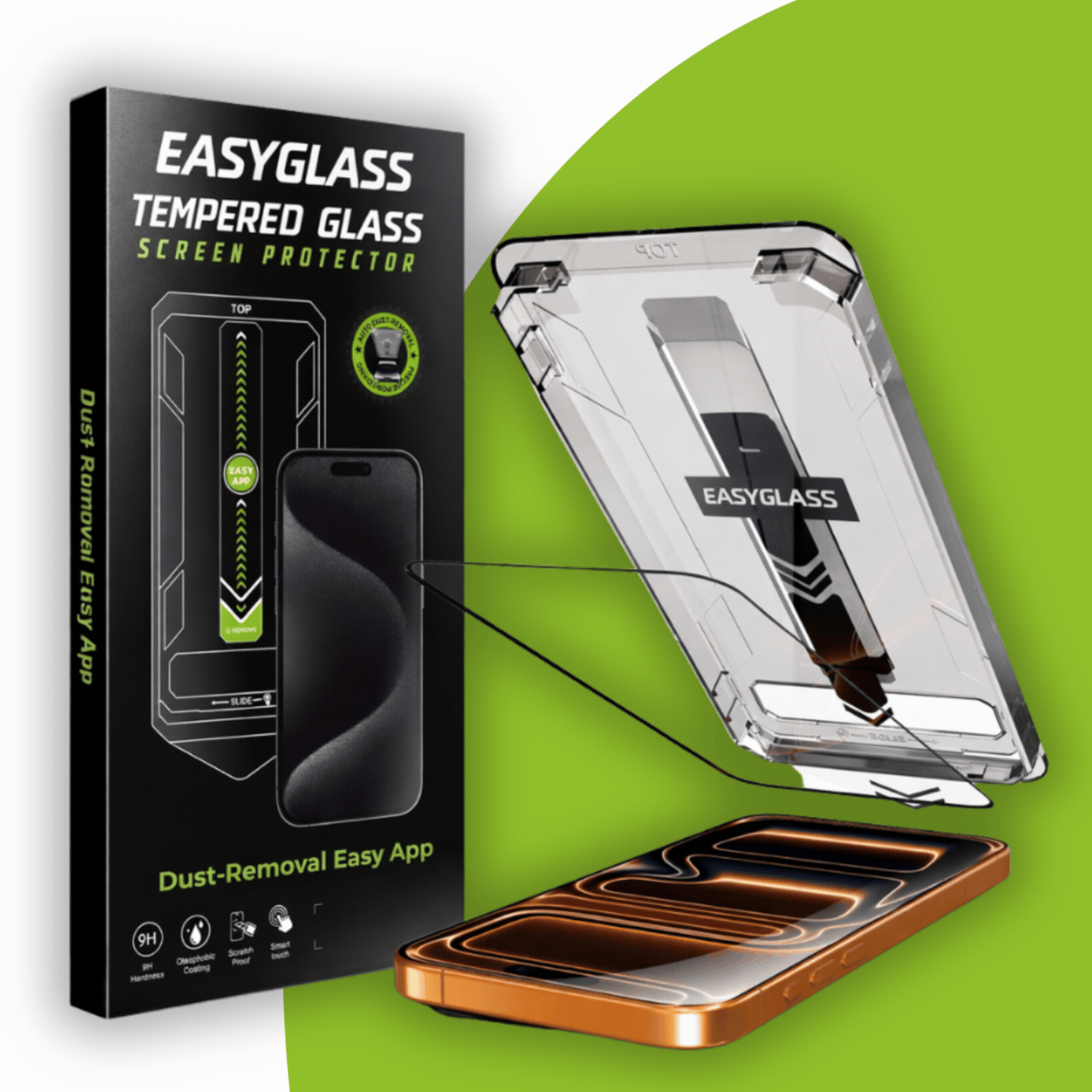 Vidrio Templado con Kit de instalación para tu modelo